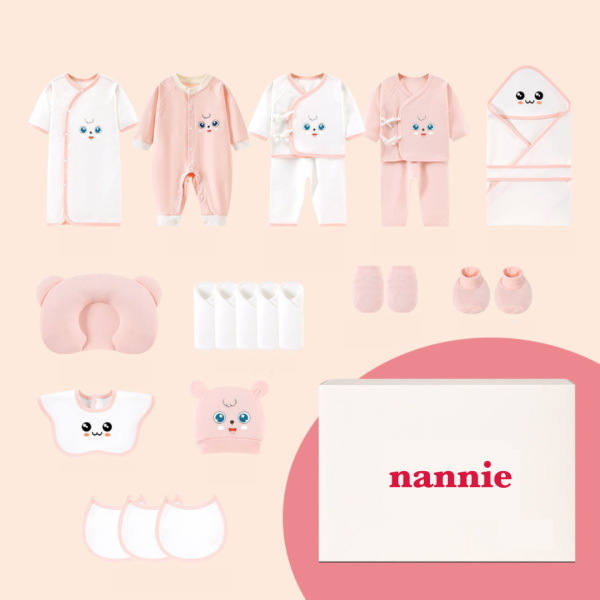 Hainute-Cadou-Bebe-Set-Roz-23-Piese-Milo21.png Hăinuțe Cadou Bebe Set Roz 23 Piese Milo - 0-3 luni