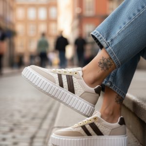 Adidasi dama casual  bej  LA351  N7-2