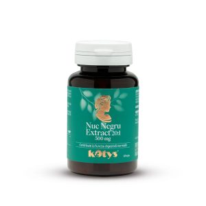 Nuc-Negru-extract.jpg Nuc Negru Extract 20:1 500 mg -- 60 capsule pentru susținerea funcției digestive, Kotys