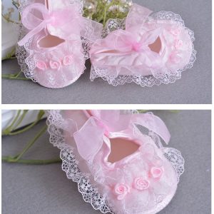 Papuci Bebe Rose Roz - 13 cm
