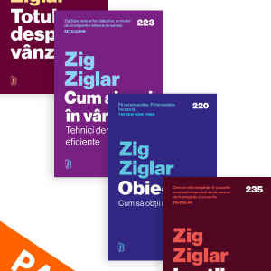 Pachet Zig Ziglar – „Maestrul vânzărilor și al motivației“