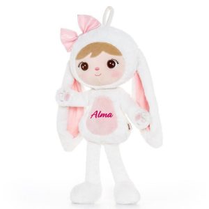 Papusa-personalizata-de-plus-Iepuras-Pufos-Alb-cu-fundita.jpg Papusa personalizata de plus Iepuras Pufos Alb cu fundita