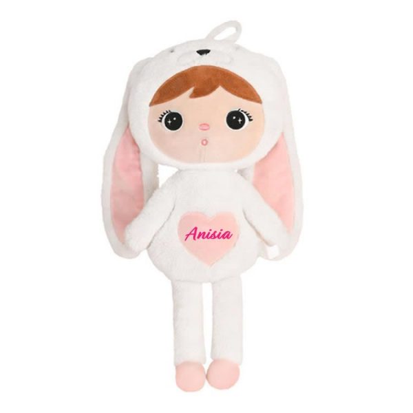 Papusa personalizata de plus Pufos Alb (XL)