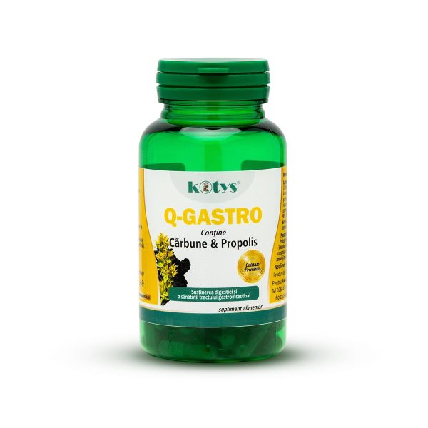 Q-Gastro-a0f.jpg Q-Gastro cu carbune si propolis 60 cps Kotys