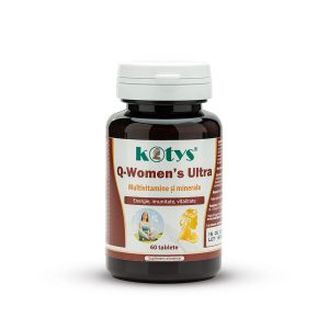 Q-Women-Ultra.jpg Women’s Ultra 60 tablete , care contin 21 de ingrediente active esentiale pentru echilibru zilnic si sustinere imunitara