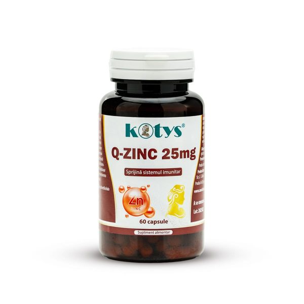 Q-Zinc.jpg Pachet Kotys Q-Calciu + Q-Magneziu 375mg + Zinc 25mg