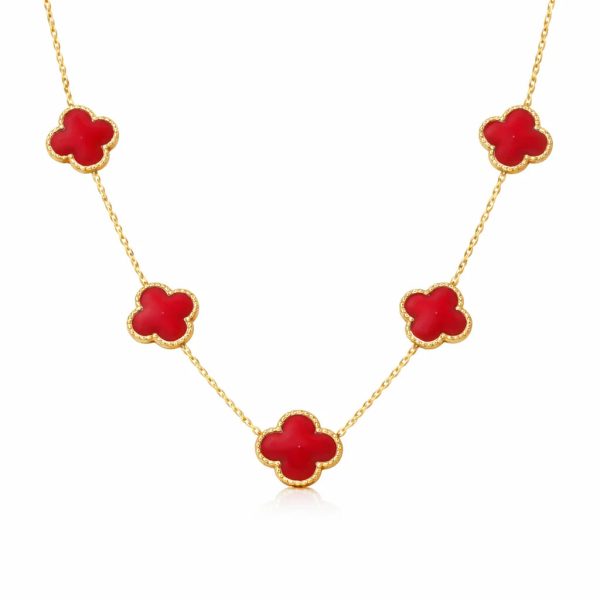 Colier Van Luxy Red Gold