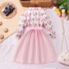 Rochie-Eleganta-Fetite-Roz-cu-Imprimeu-Floral-Dania7.jpg Rochie Elegantă Fetițe Roz cu Imprimeu Floral Dania - 3-4 ani