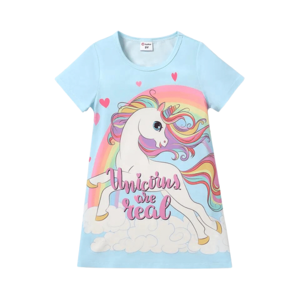 Rochie Fete Unicorn Real - 2 ani