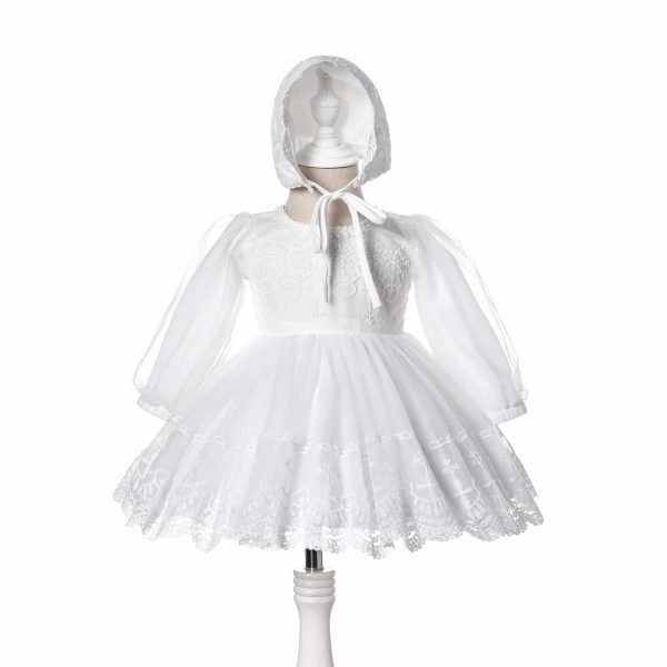 Rochie-Fetite-Alba-Cu-Maneca-Lunga-Lusi-2.jpg Rochie Fetite Alba Cu Maneca Lunga Lusi - 18-24 luni