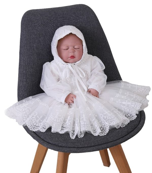 Rochie-Fetite-Alba-Cu-Maneca-Lunga-Lusi-3.jpg Rochie Fetite Alba Cu Maneca Lunga Lusi - 18-24 luni