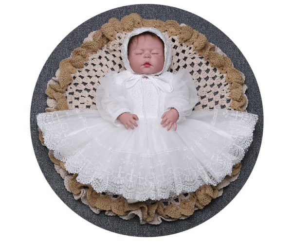 Rochie-Fetite-Alba-Cu-Maneca-Lunga-Lusi-5.jpg Rochie Fetite Alba Cu Maneca Lunga Lusi - 18-24 luni