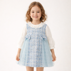 Rochie-Fetite-Albastra-Andreea1.png Rochie Fetițe Albastra Andreea - 18-24 luni