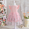 Rochie Roz Fetite cu Unicorni Beatrice - 2-3 ani