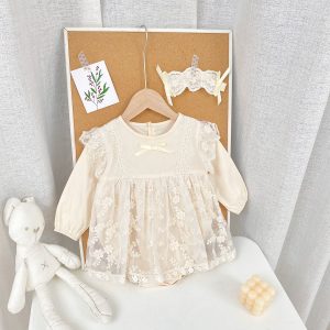 Rochita-Fetite-Crem-Jessie-5.jpg Rochita Fetite Bumbac Crem Jessie - 18-24 luni