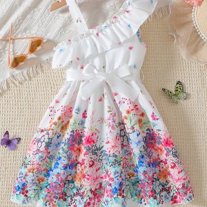 Rochita-Fetite-Roz-Imprimeu-Floral-Maya2.jpg Rochiță Fetițe Roz Imprimeu Floral Maya - 3-4 ani