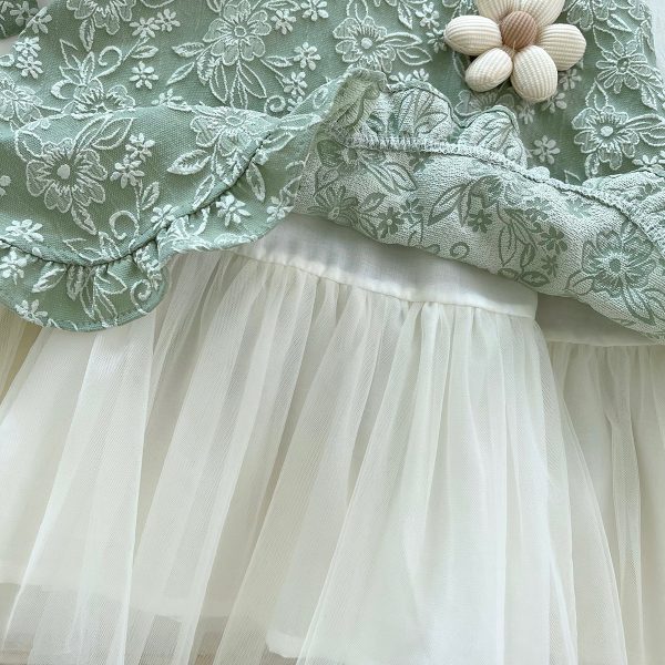 Rochita-Fetite-Verde-cu-Tulle-Amalia-3.jpg Rochita Fetite Verde cu Tulle Amalia - 4-5 ani