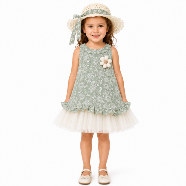Rochita-Fetite-Verde-cu-Tulle-Amalia.png Rochita Fetite Verde cu Tulle Amalia - 4-5 ani