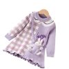 Rochita Mov Fetite Lovely - 5-6 ani