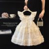 Rochiță Prințesă Fetițe Ivoire Tulle Strălucitor Inna - 7-8 ani