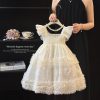 Rochiță Prințesă Fetițe Ivoire Tulle Strălucitor Inna - 7-8 ani