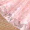 Rochita Roz Fetite Cu Fluturasi Moly - 6-9 luni