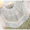 Rochita Verde Fetite cu Broderie Anora - 2-3 ani