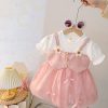 Rochita-Roz-Pastel-Fetite-Andra1.jpg Rochiță Fetițe Roz Pastel Andra - 3-4 ani