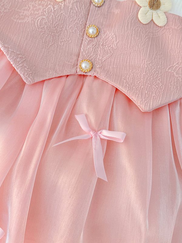 Rochita-Roz-Pastel-Fetite-Andra3.jpg Rochiță Fetițe Roz Pastel Andra - 3-4 ani