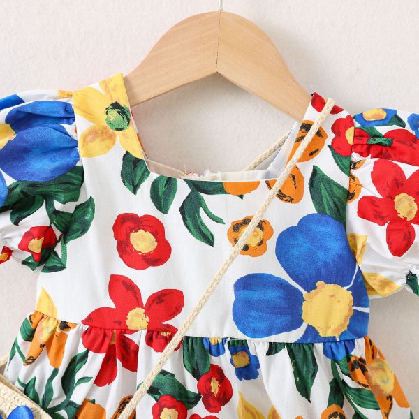 Rochita-cu-Poseta-cu-Floricele-Marta4.jpg Rochiță cu Poșetă cu Floricele Marta - 12-18 luni