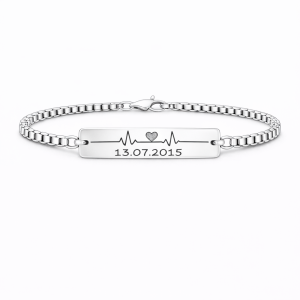 Bratara Personalizata Puls cu Argint