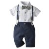 Set Costum Baieti Elegant Albastru Casian - 12-18 luni