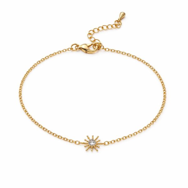 Bratara Soare Placata cu Aur 18k