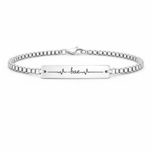 Bratara Personalizata Bae cu Argint