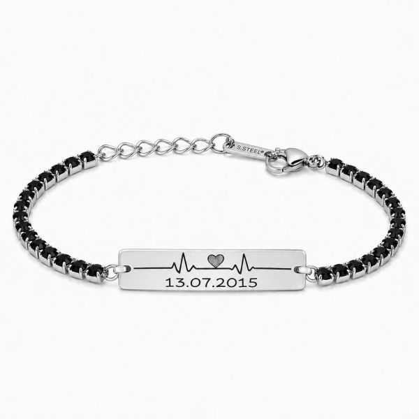 WhatsAppImage2026-07-30at18.36.57.jpg Bratara Personalizata Data Inima Tennis Black cu Argint