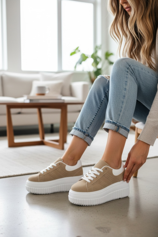 Adidasi dama albi casual ZH12