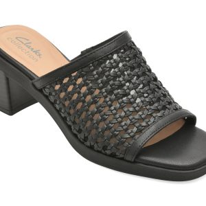 a978e59a22bcca25e2f0663f7eea9941a7ba6584bd6033842232d42af8349289.jpeg Papuci CLARKS negri, JAYLAN SLIDE, din piele ecologica