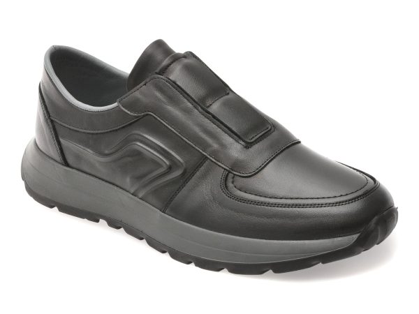 aa0373c8744c8099e94131503f32c9ef25054c40dd4367e7662c1783b5307606.jpeg Pantofi sport OTTER negri, DD1200, din piele naturala