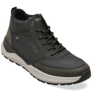 Ghete RIEKER bleumarin, 6003, din piele ecologica