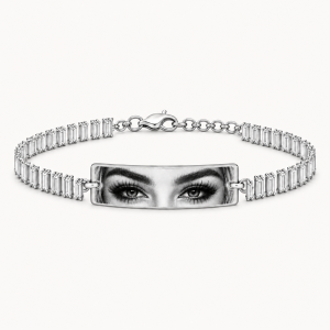 Bratara Personalizata Eyes Mystic Silver cu Argint