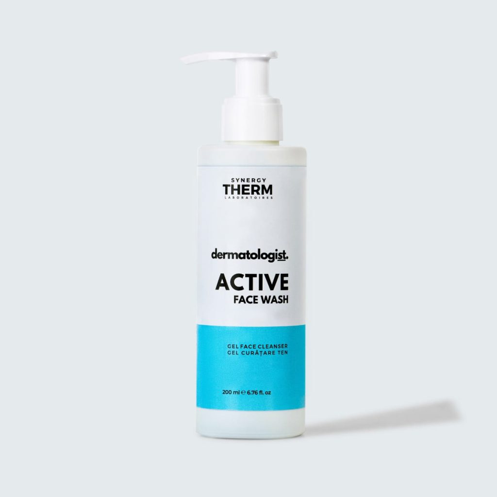 Gel de curățare blând - Active Face Wash - pentru ten sensibil și problematic