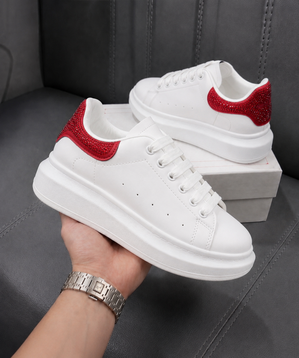 adidasi-dama-online-shine-3-b.png Adidasi dama casual albi cu rosu diamond 111D