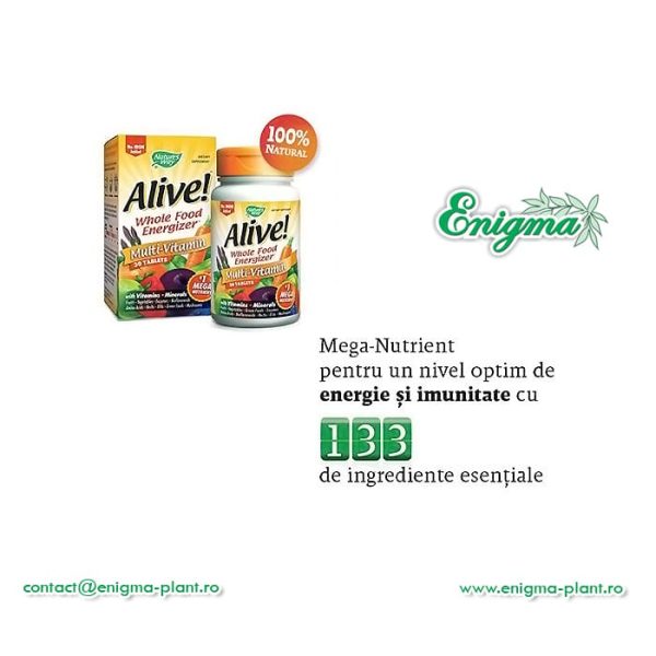 Alive - complex vitamine - 30 tablete