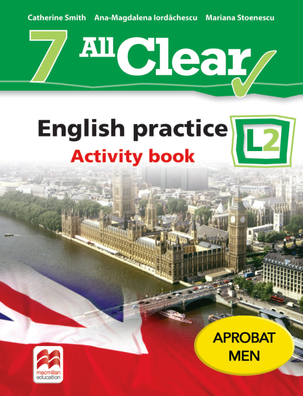 all_clear_cls_7_english_practice_activity_book.png All Clear. English practice. Activity book. L 2. Lectia de engleza (clasa a VII-a)
