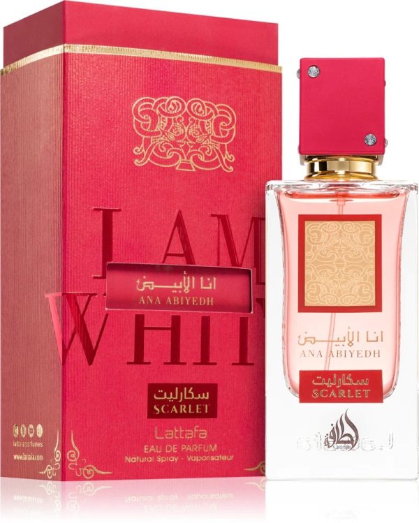 Ana Abiyedh Scarlet by Lattafa 60 ml, apa de parfum, dama - Original Dubai