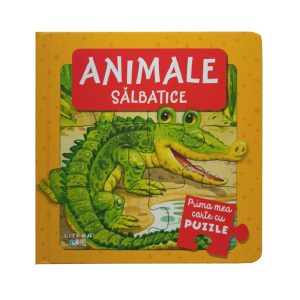 Prima mea carte cu puzzle. Animale salbatice