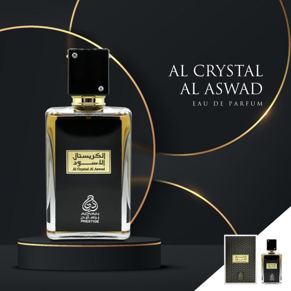 Apă de parfum ADYAN, AL CRYSTAL AL ASWAD, barbat, 100ML - Original Dubai