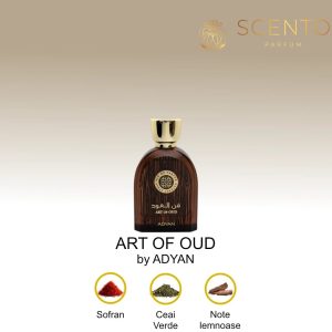 Apa de Parfum ADYAN, ART OF OUD, barbat, 100ML - Original Dubai