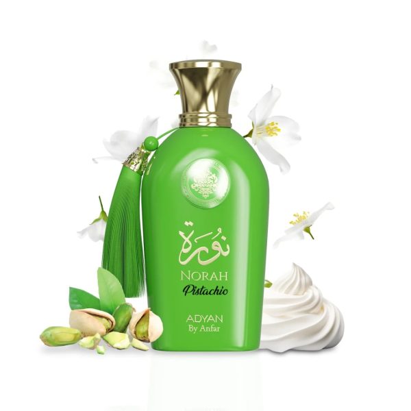 Apa de Parfum, Adyan,Norah Pistachio , dama, 100ML - Original Dubai