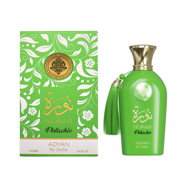 Apa de Parfum, Adyan,Norah Pistachio , dama, 100ML - Original Dubai